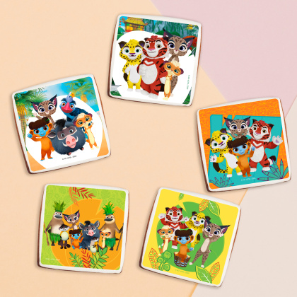 Фотопечать Лео и Тиг, для пряников, № 118