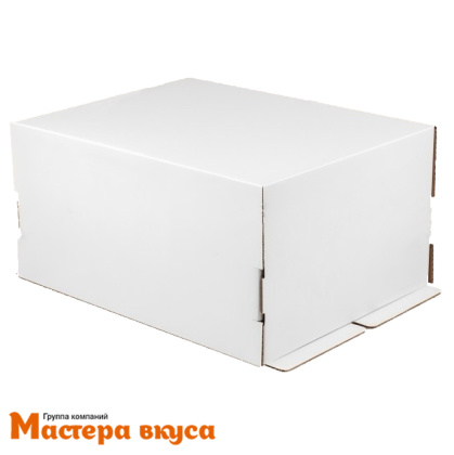 Короб для торта без окна 600*400*200 мм, белый (2-Д) АП