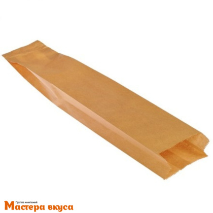 Пакет бумажный 400*110*40 мм (для багета), без окна, (крафт)