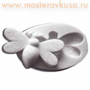 Молд силиконовый 2,5D Silikomart (шугафлекс) ПЧЕЛА,  изд 5,5*9,4см, (Италия)