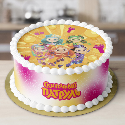 Фотопечать Сказочный патруль, для торта, № 17