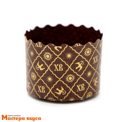 Форма бумажная для кулича (100г) d70*h60 мм ХВ Новая