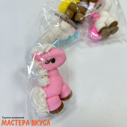 Сахарная фигурка ЛОШАДКА, цвет микс h~7см (У-4 шт)