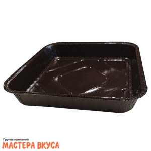 Форма бумажная ОПТИМА силиконизированная жаростойкая, коричневая 175*175 мм h33 мм