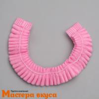 Шапочка-шарлотта, розовая 1шт (упак 3 шт) 