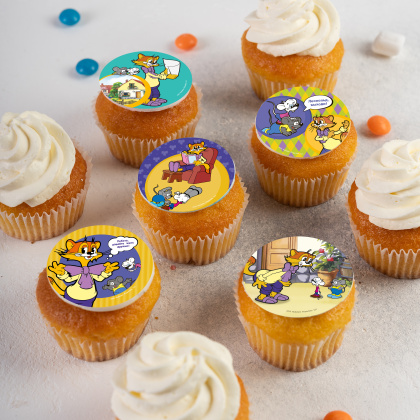 Фотопечать Новые приключения Кота Леопольда, для капкейков, №25