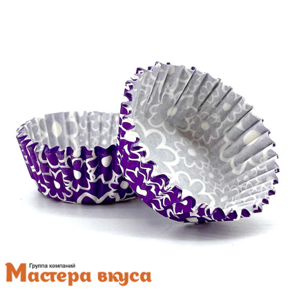 Капсула бумажная для конфет, d-3,5см  h-2см, ФИАЛКА, (миниупак ~20-25 шт)