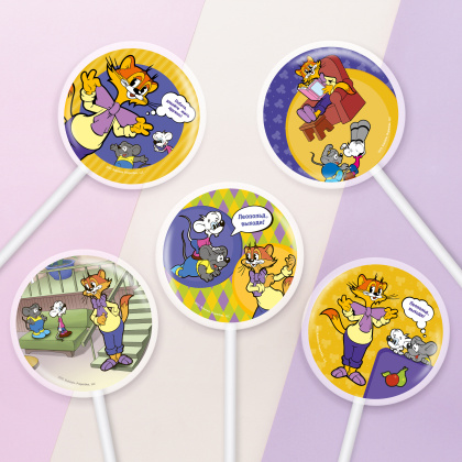 Фотопечать Новые приключения Кота Леопольда, для леденцов, №21