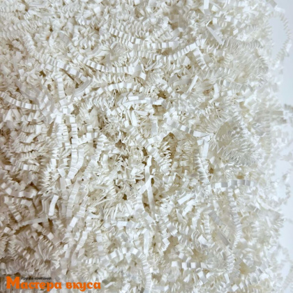 Бумажный наполнитель декоративный, БЕЛЫЙ, 50 гр