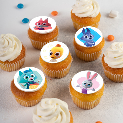 Фотопечать Цветняшки, для капкейков, №21