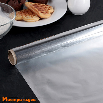 Фольга для выпечки 44 см (10 м), толщина 14 мкм, GURMANOFF