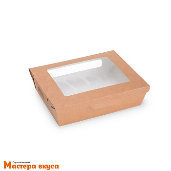 Упаковка с окном OSQ SALAD, дно 170*130 h-50мм, 1000мл