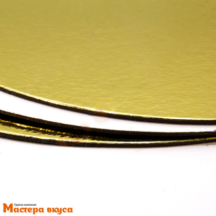 Подложка 1,5 мм, D220 мм золото/белый жемчуг