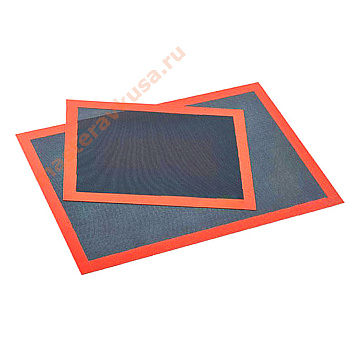 Коврик силиконовый армированный 40*30 см, с перфорацией AIR MAT, Silikomart (Италия)