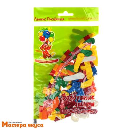 Шарики воздушные мини, МИКС, набор 10 шт