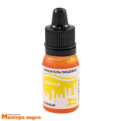 Краситель гелевый Тортомания, ЖЕЛТЫЙ, 10мл