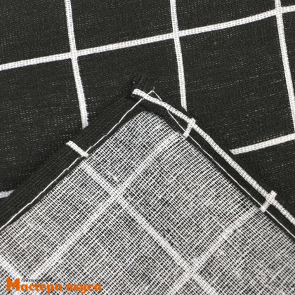 Фартук "Экономь и Я" 56*70 см, чёрный, 100% хлопок, рогожка