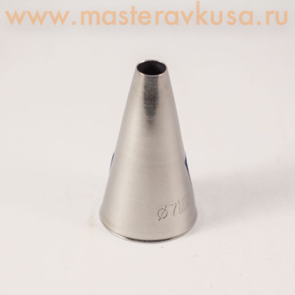 Насадка стальная РОВНАЯ ТРУБОЧКА,  d-7 мм,  (BT207)