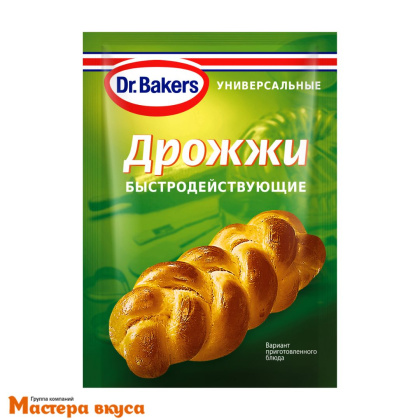 Дрожжи сухие быстродействующие Dr.Bakers, 7 гр 