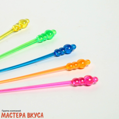 Шпажки "Шарики", пластик, 8,5 см (набор 24 шт)