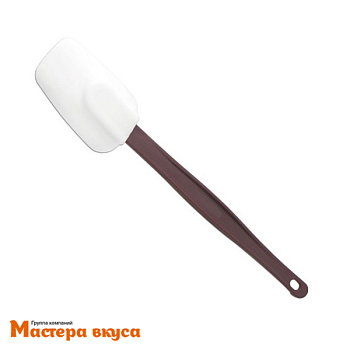 Лопатка силиконовая с пластиковой ручкой, 30см (ложка)