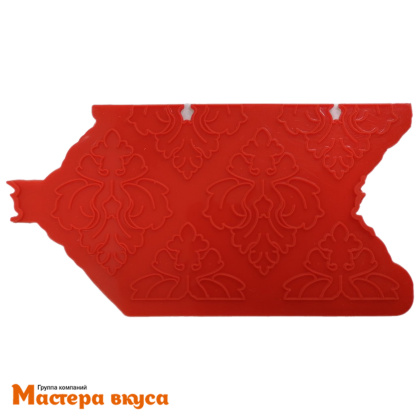 Коврик текстурный силиконовый Modecor для мастики и айсинга "Дамаск" Damascato, 21*11 см, (Италия)