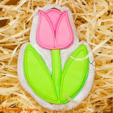 Вырубка пластик + трафарет ТЮЛЬПАН
