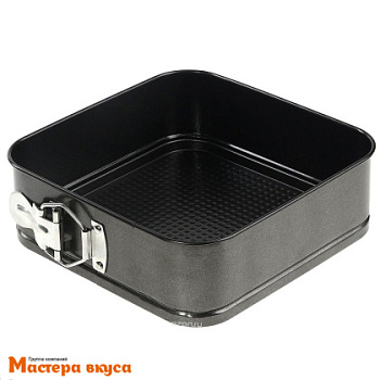 Форма для выпечки разъемная, 26*26см  h-7см, (антипригарное покрытие) Квадрат "Элин"