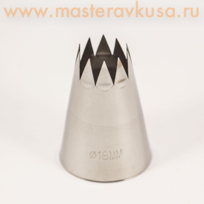 Насадка стальная ОТКРЫТАЯ ЗВЕЗДА, 17 мм,  (BS117)