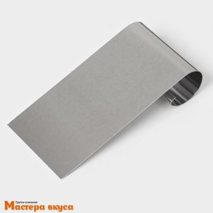 Шпатель-скребок кондитерский нержав.сталь 12*6 см