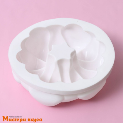 Форма силиконовая, для муссовых десертов ГРАНАТОВЫЙ БРАСЛЕТ, D~19,5см h~6,9см