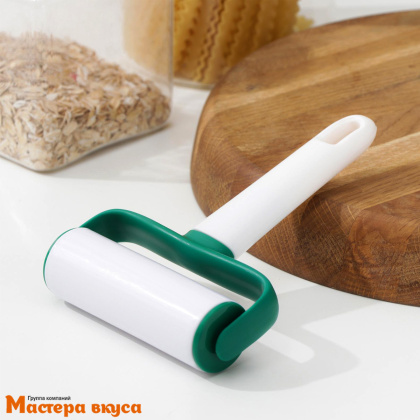 Валик для раскатки теста и мастики, 16*11,4*3,5см, пластик