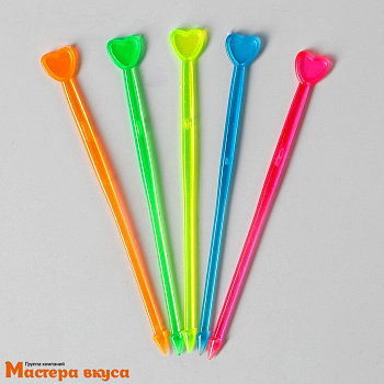 Шпажки "Стрела амура", пластик, 8,5 см (набор 50 шт)