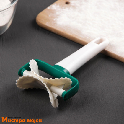 Валик для вырезания кругов (кружевной край) из теста d~7см, пластик