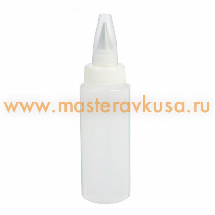 Шприц кондитерский для двухцветного декориррования "Дубль", 17*5,5*5,5 см, пластик