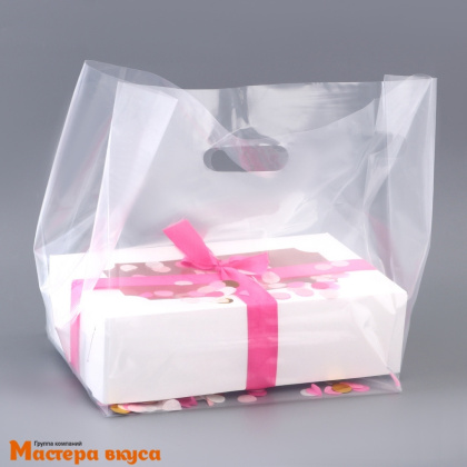 Пакет для бенто-торта 235*380 мм, прозрачный 