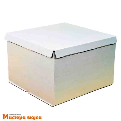 Короб для торта без окна 280*280*140 мм, белый, PASTICCIERE 