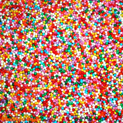 Посыпка Шарики сахарные Бисер микс №1 Яркий разноцветный, 100 гр (контейнер)