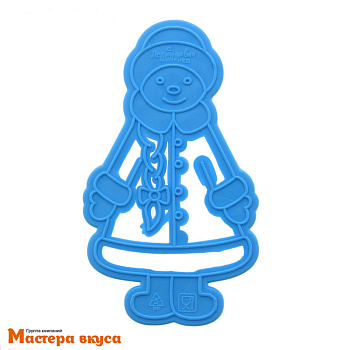 Вырубка пластик (НГ) СНЕГУРОЧКА, штамп, 10,5*6 см