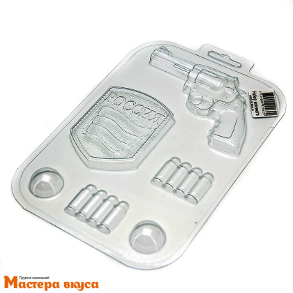 Форма для шоколада пластиковая НАБОР ВОЕННОГО