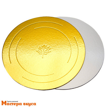 Подложка 3,2 мм, D220 мм золото/белый жемчуг
