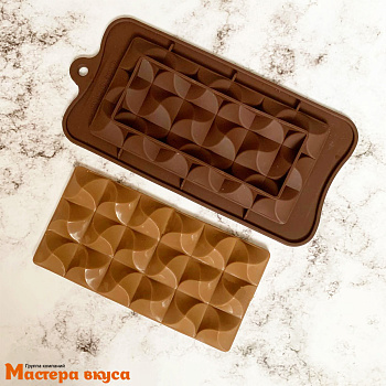 Форма для шоколада силиконовая, плитка ВОСТОЧНАЯ СКАЗКА 15,5*8*1,3 см
