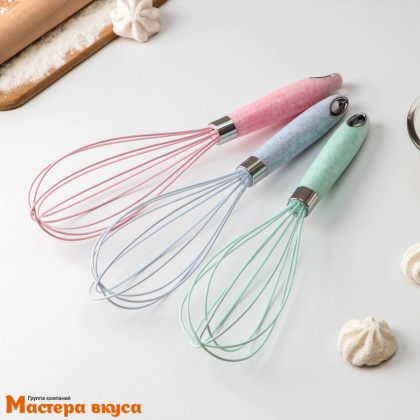 Венчик кулинарный ручка пластик, 31 см, нерж.сталь "Лерой"