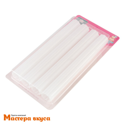 Набор палочек-дюбелей для укрепления уровней торта (пластиковая ось), 23 см, d2,5 см, 4 шт