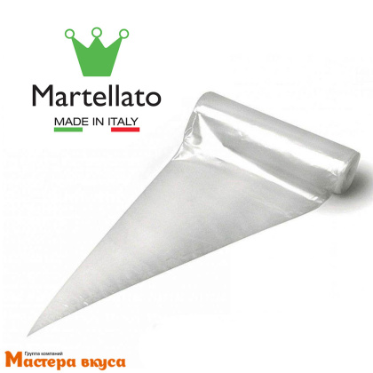 Кондитерский мешок одноразовый плотный, 53/55 см ( 80мкр) ROLL "Dolce", (упак 5 шт) 