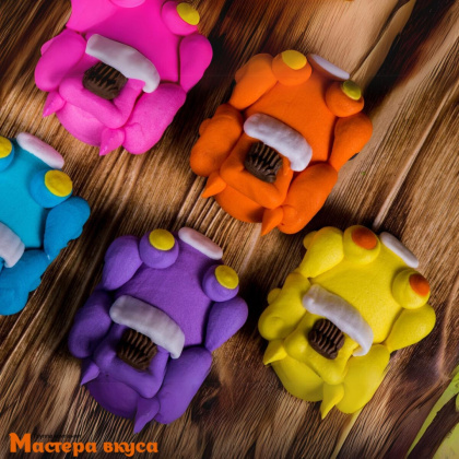 Сахарная фигурка ГОНКИ, цвет микс ~6*4,5см h~2см