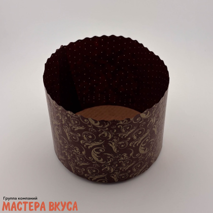 Форма бумажная для кулича (300-350г) d110*h85 мм УЗОРЫ