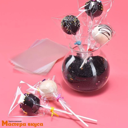 Пакет для пряников и леденцов  8*12 см (ш*в) БЕЗ КЛЕЕВОГО КЛАПАНА, упак 100 шт