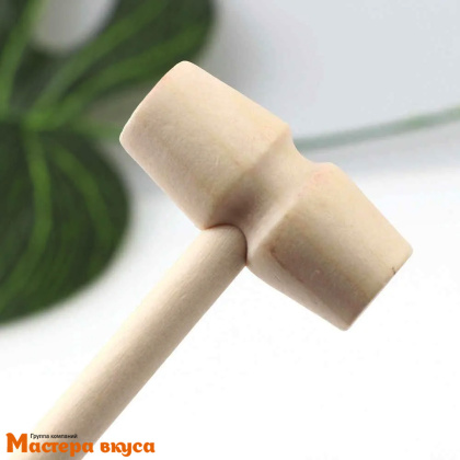 Молоточек деревянный для шоколада и шоколадной бомбы, 14 см