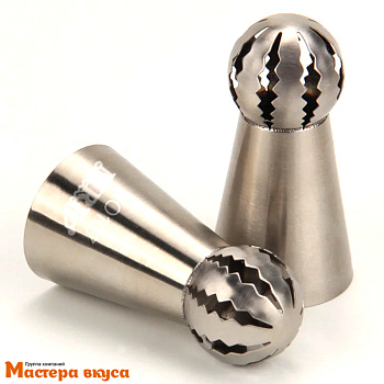Насадка стальная СФЕРА №107 (Китайская роза), прямая волна